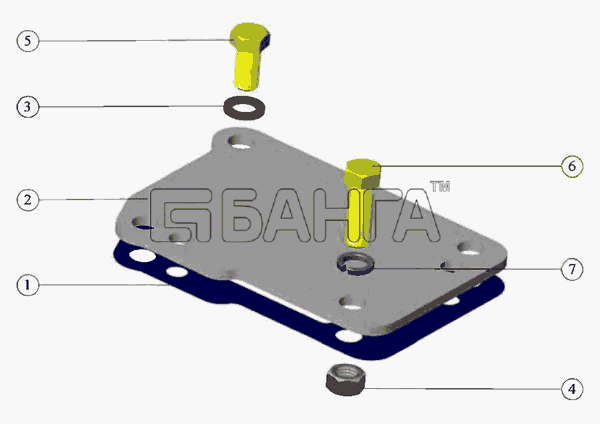 ММЗ Д-245.5С-53 (для МТЗ-950 952) Схема Установка заглушки-14 banga.ua