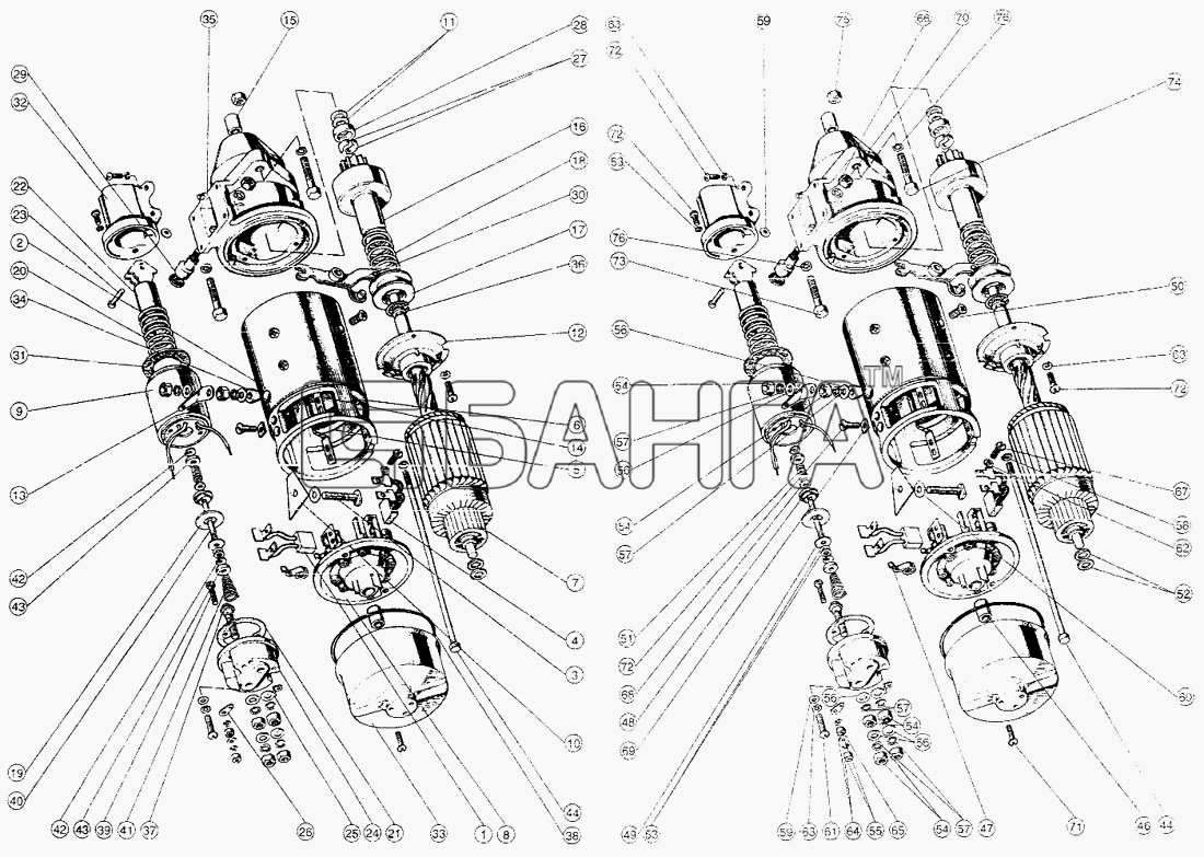 ММЗ Д-245 Схема Стартер 24В и его установка-38 banga.ua