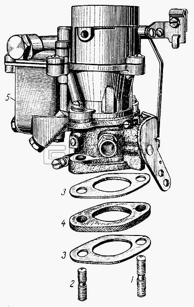 АЗЛК Москвич-407 Схема Карбюратор-78 banga.ua