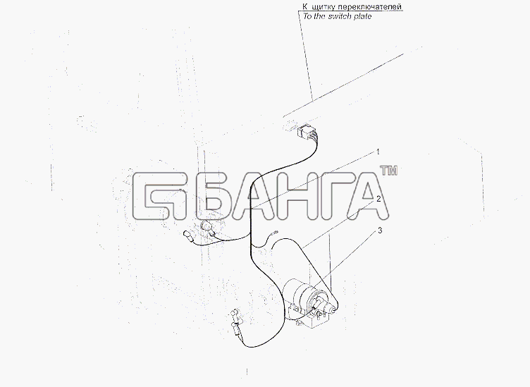 МЗКТ МЗКТ-6527 Схема Установка электрооборудования banga.ua