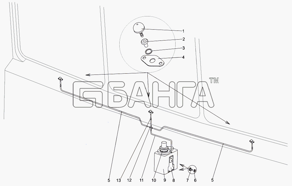 МЗКТ МЗКТ-7930-200 Схема Установка омывателя-16 banga.ua