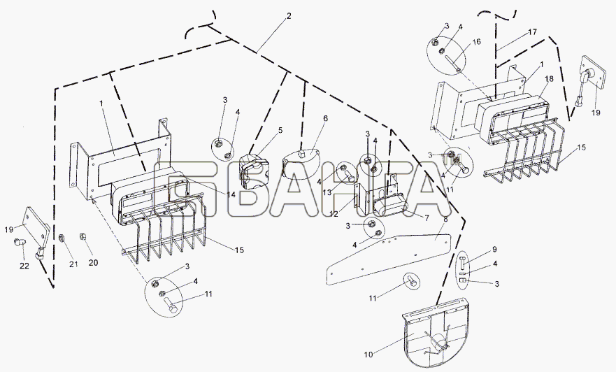 МЗКТ МЗКТ-93782 Схема Жгуты проводов 93782-3724082-30 banga.ua