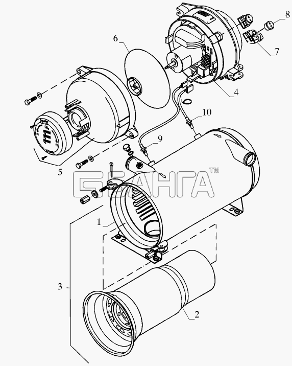 Neoplan N 116 E2 Схема PARTS LIST-220 banga.ua