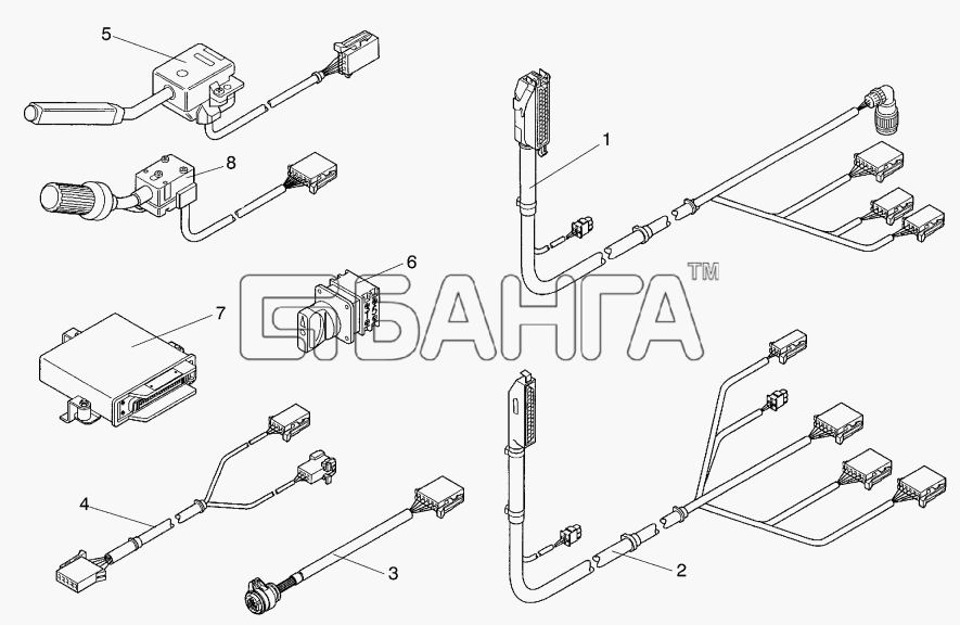 Neoplan N 116 E2 Схема AS-TRONIC ACCESSORIES ZF 1327 090 004-69