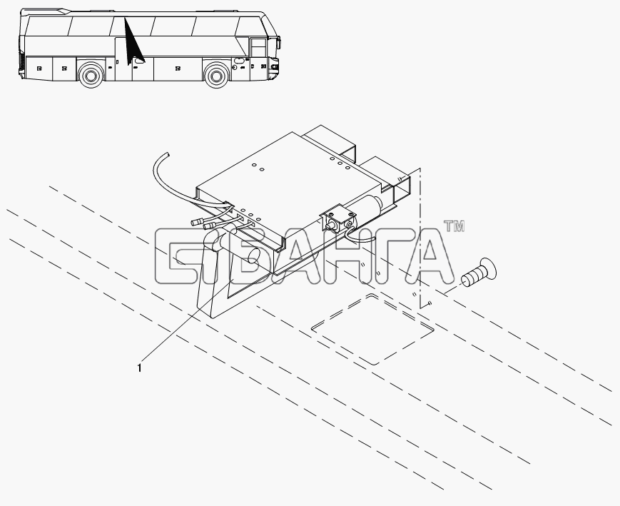 Neoplan N 116 (MAN) E3 Схема MONITOR-261 banga.ua
