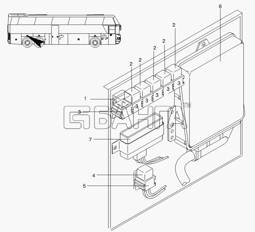 Neoplan N 116 (MAN) E3 (вар.) Схема ENGINE CONTROLS-38 banga.ua