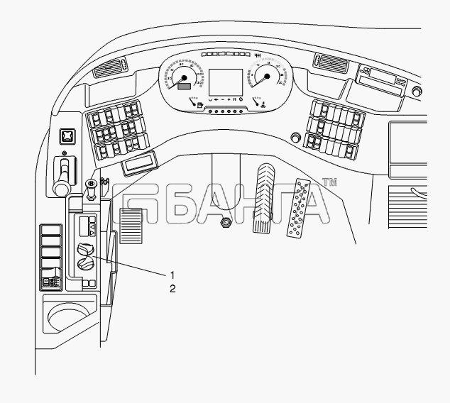 Neoplan N 3318 U E3 Схема HEATING CONTROL-142 banga.ua