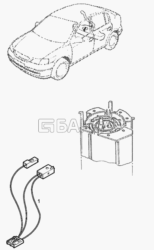 Chevrolet Chevrolet Viva Схема Жгут проводов топливного насоса-178