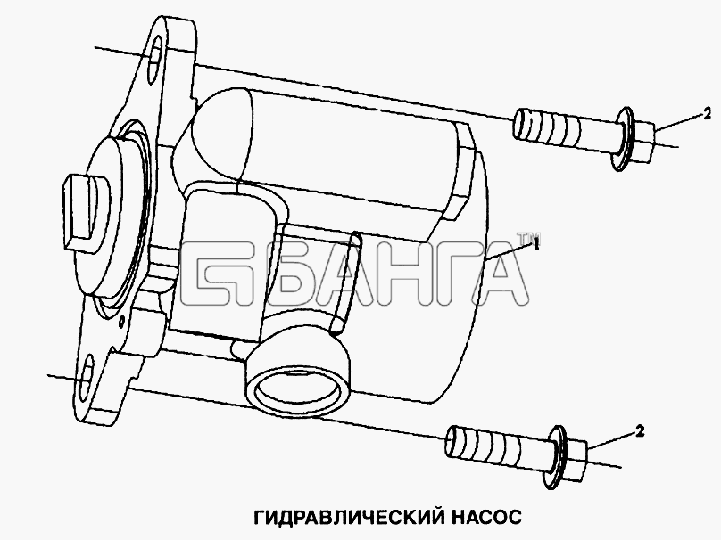 Shaanxi SX-3255-DR 3804B 6х4 Схема Насос гидравлический-154 banga.ua