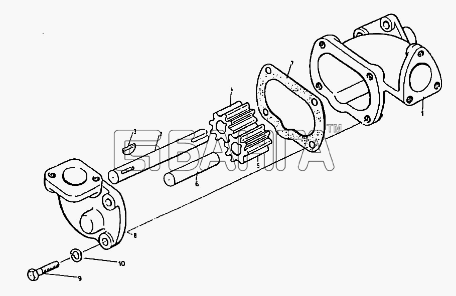 HSW SW-680 Схема Масляный насос-32 banga.ua