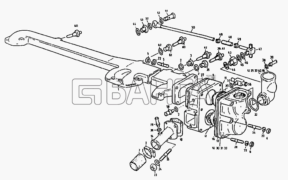 HSW SW-680 Схема Водяной коллектор компл.-79 banga.ua