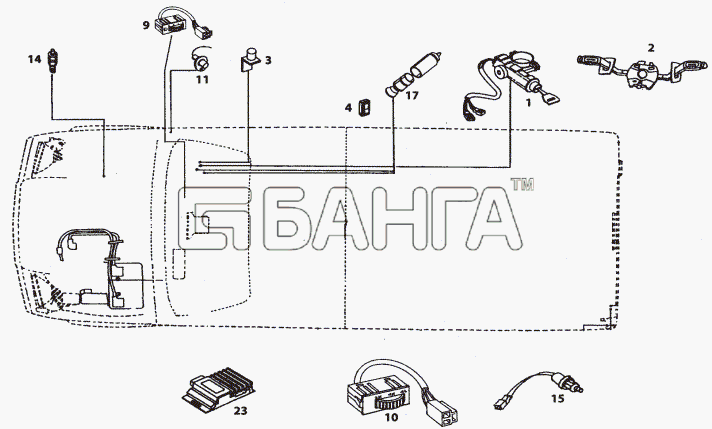 Tata Telcoline-207 Схема ELECTRICAL EQUIPMENT-98 banga.ua