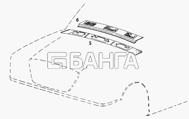 Tata Telcoline-207 Схема SHEET METAL PARTS-110 banga.ua