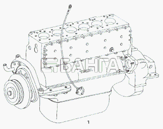Tata LP LPT 613 LHD Схема ENGINE OVERHAULING GASKET KIT-5 banga.ua