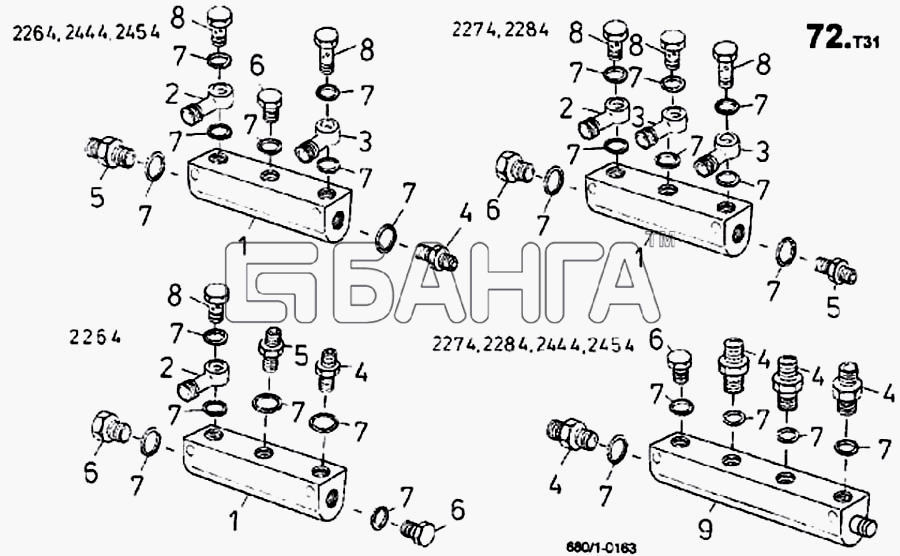 ТАТРА 815-2 EURO II Схема Распределение (680 1)-873 banga.ua