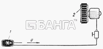 УралАЗ УРАЛ-375 Схема Электрическая схема отопителя автомобиля