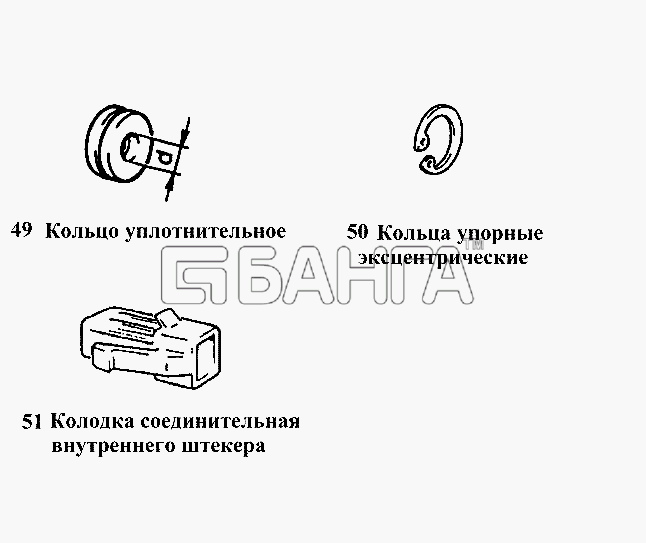 ВАЗ ВАЗ-2108 Схема Кольца колодка-225 banga.ua