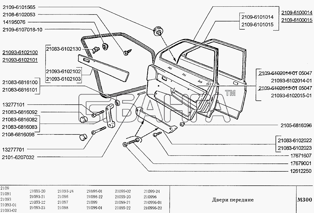 ВАЗ ВАЗ-2109 Двери передние-236