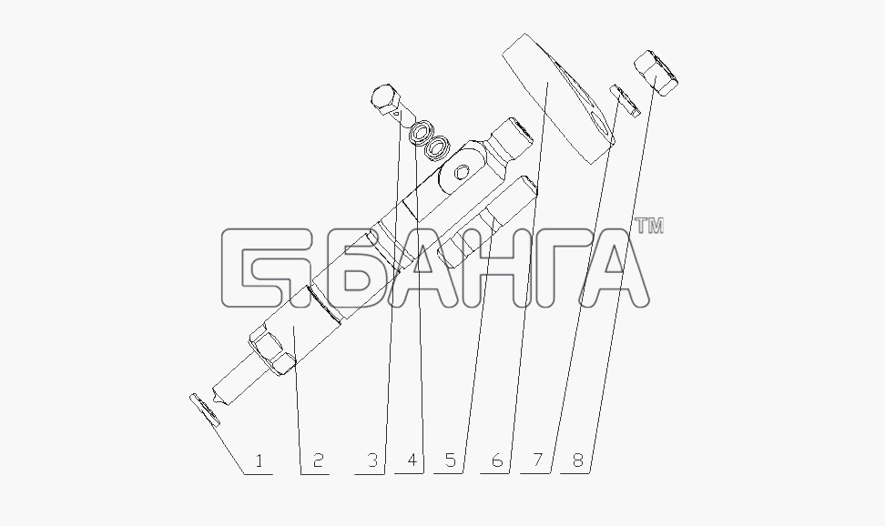 Yuchai YC4D120-30 (D22J1) Схема D2000-1112000 01 Инжектор в сборе-25