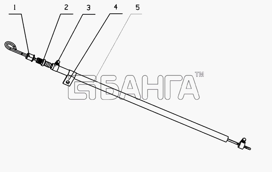 Yuchai YC4D120-20 (D1007) Схема D1005-1028000 Масляный щуп в сборе-18