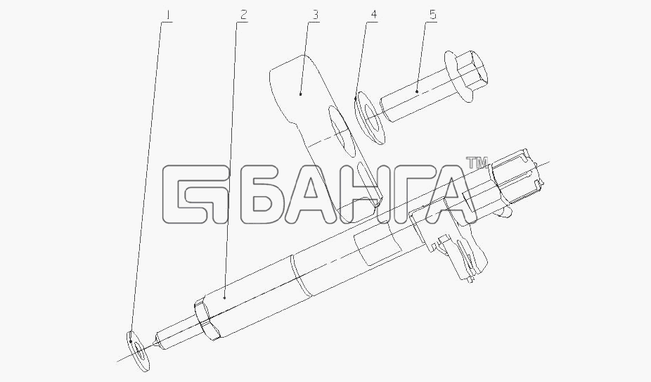 Yuchai YC4F115-30 (F50D1) Схема F5000-1112000 Инжектор в сборе-25