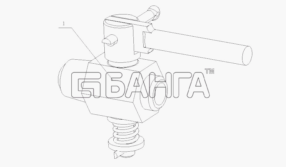 Yuchai YC4F115-30 (F50D1) Схема 231-1305000 Сливной кран-28 banga.ua