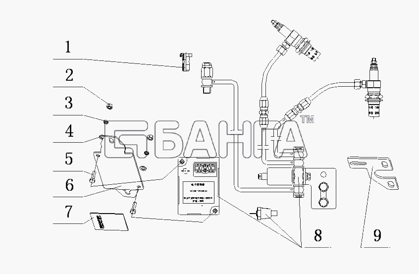 Yuchai YC4F115-20 (F30D8) Схема F31D1-1015000 04 Оборудование