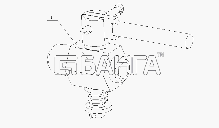 Yuchai YC6G220P-30 (G3FQA) Схема 231-1305000 06 Сливной кран-27