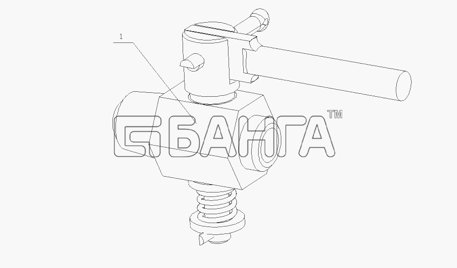 Yuchai YC6G260N-20 (G64HA) Схема 231-1305000 Сливной кран-24 banga.ua