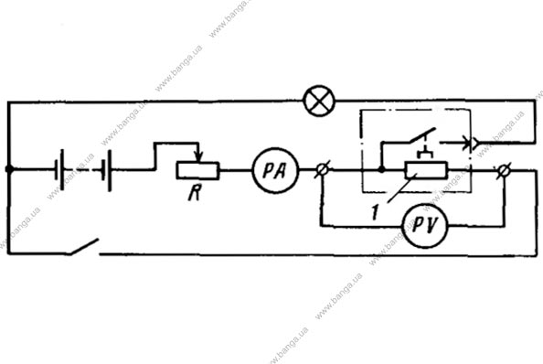 Схема проверки термореле КамАЗ-5320