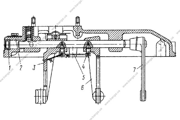 Механизм переключения передач КамАЗ-5320, -55102, -55111
