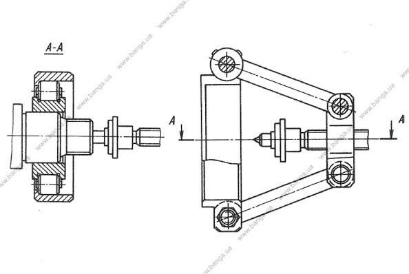 Снятие внутреннего кольца заднего подшипника промежуточного вала КамАЗ-5320, -55102, -55111, -53212