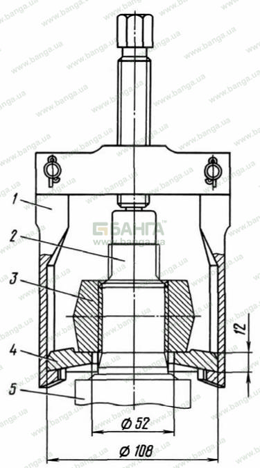 Спрессовка сошки рулевого механизма КрАЗ-6510, КрАЗ-65101