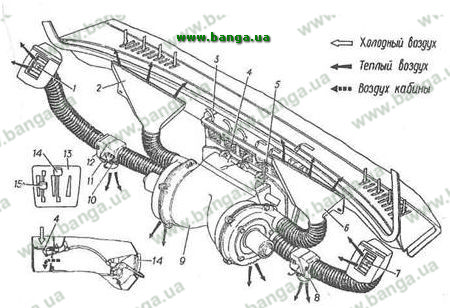 Отопитель кабины ГАЗ-3308 и ГАЗ-33081
