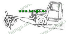 Самовытаскивание автомобиля с помощью лебедки ГАЗ-3308 и ГАЗ-33081 