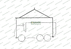 Схема зачаливания автомобилей портирования КамАЗ 6x6