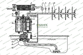 Схема смазочной системы КамАЗ-740