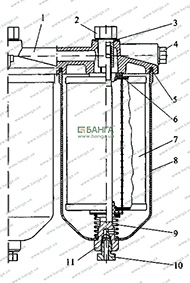 Фильтр тонкой очистки топлива КамАЗ-740