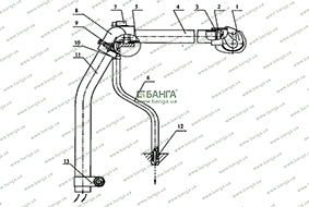 Система вентиляции картера двигателя КамАЗ-740