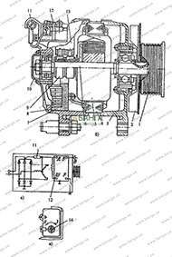 Генераторная установка Г 273В КамАЗ-740