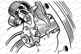 Регулировочный рычаг тормозного механизма 