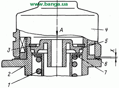 Схема сборки крана управления стояночной (запасной) тормозной системой КРАЗ-260
