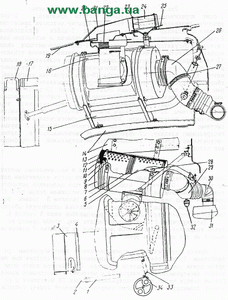 Система питания двигателя воздухом КрАЗ-65055, КрАЗ-65053, КрАЗ-64431