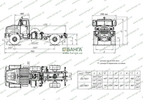 Шасси КрАЗ-5233НЕ-160 