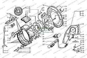 Механизм тормозной переднего колеса Каталог КрАЗ-5401Н2, КрАЗ-5401С2
