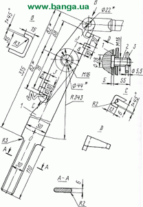 Ключ специальный для регулировки свободного хода педали сцепления КрАЗ-250