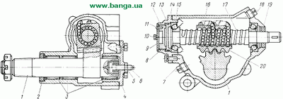 Рулевой механизм КрАЗ-250