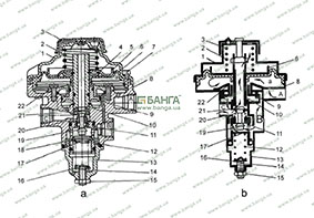 Клапан одноведучого привода КрАЗ-5233НЕ 