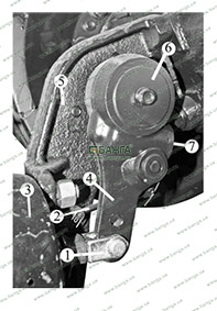 Рычаг автоматического регулирования зазора в тормозных механизмах КрАЗ-6236 С4