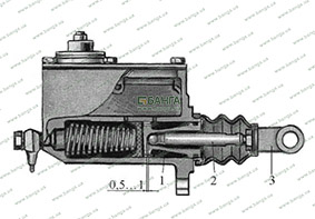 Главный цилиндр выключения сцепления КрАЗ-6236 С4